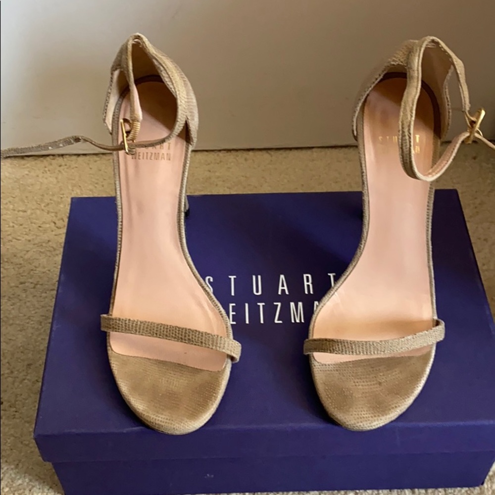 Stuart Weitzman nudist sandal